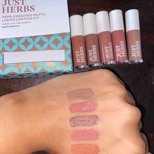 Nude Lipstick 5pis Combo Pack