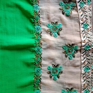 New Perot Green🟢 Saree