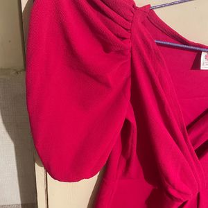 Wrap Dress Charming Fuschia Pink