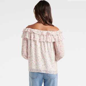 Forever New OLIVIANWTPETITE RUFFLEBARDOT TOP