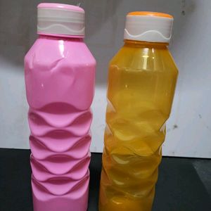 Plastic Bottles Pack Of 2