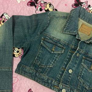 Imported Denim Crop Jacket Buy Jeans House