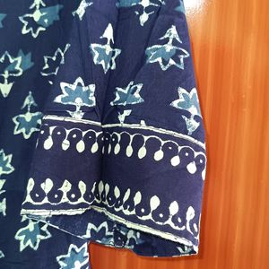 Indigo Ethnic Print Kurti