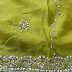 Unstitched Lehenga Choli Fabric And Duptta