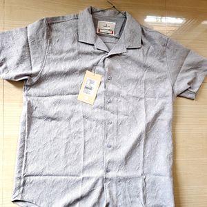 Powerlook Grey Designer Shirt