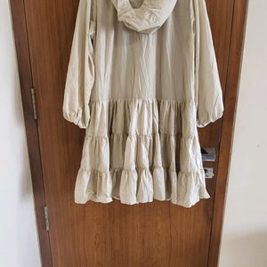 Zara Tiered Windbreaker Dress