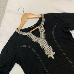 Imara Beautiful Black Kurta