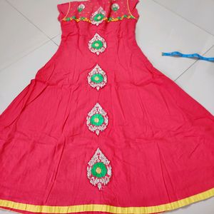 Anarkali Suit With Legging And Dupatta