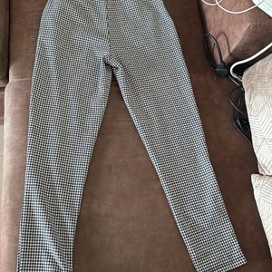 Formal White Printed Pants (30cm)