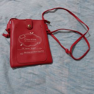 Sling Bag With Two Pocket For Mobile Like New