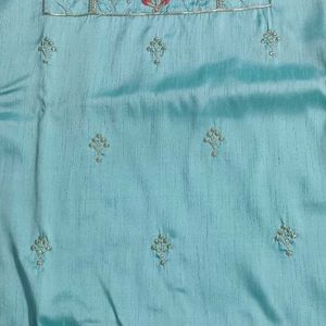 Embroidery Suit With Plazo