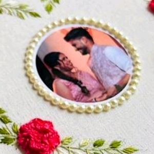 12inches Anniversary Photo Embroidery Frame