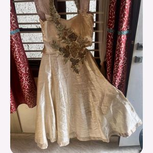 Golden Designer Lehenga