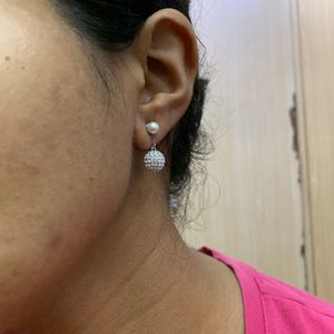 2 Way Swarovski Diamond Earrings