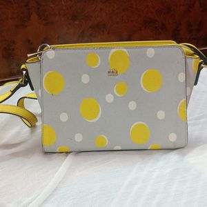 Yellow & Grey Classic Bag 💛