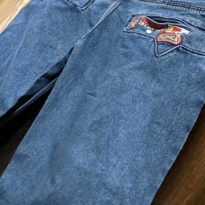 Blue Mid Rise Jeans For Boys