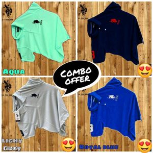 Basic Polo T-shirt -: Four Piece Combo