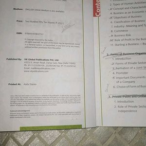 Accountant And Business Study Book Class 11