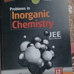 V.K. JAISWAL BALAJI INORGANIC CHEMISTRY