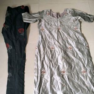 Chanderi Silk Kurta+ Pant