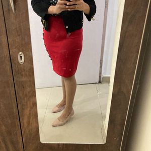 Brand New Red Hot Skirt