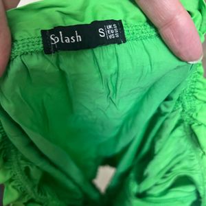 Splash Crop Top