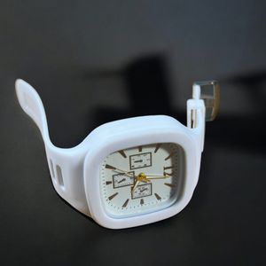 Analog White Watch