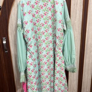 Pakistani Designer Green Dress