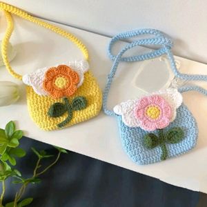 Crochet Flower Siling Bag 👜🌺
