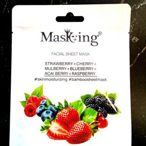 Masking Mix 🍓🍑 Moisturizing Face Mask