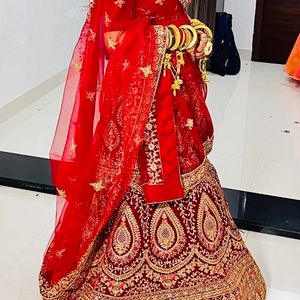 Bridal Red Lehnga Choli