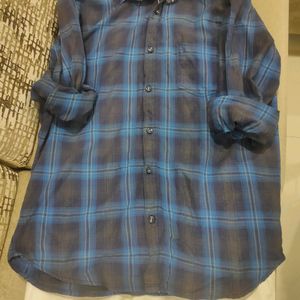 Citrus Flannel Like Checked Shirt