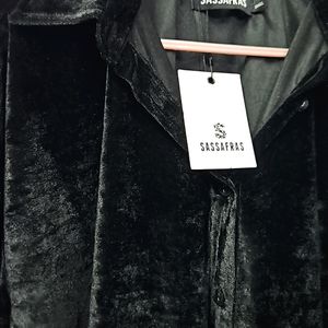 Black Velvet Shirt