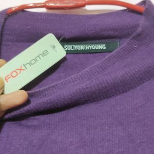 Women Violet Tshirt