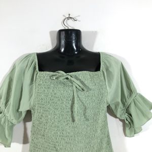 Green Casual Top(Women’s)