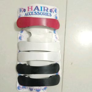 Pack Of 10 Plain Hair Clips