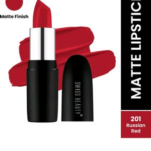 Swiss Beauty Lipstick (Shade- Russian Red)