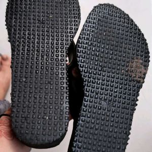 Black Foam Slippers.