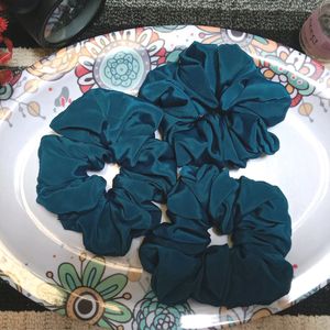 3 Satin Scrunchies Set.