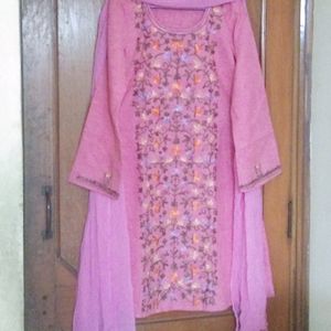 Brand new hand work embroidery salwar suit