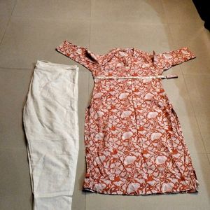 Pure Cotton Kurta + Pant Set