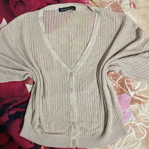 Pink Oversize Cardigan