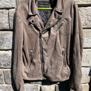 Zara Suede Leather JACKET