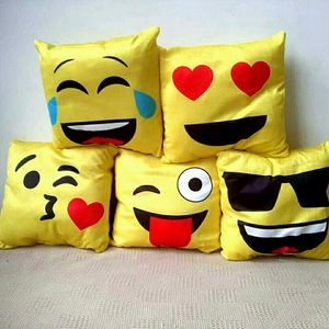 Cute Smiley Cushions Set Of 5 Pc