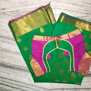 New Cotton Silk Pattu Saree