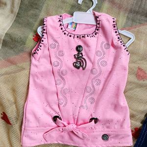 Baby Girl Jeans And Tshirt For 2-4years Old