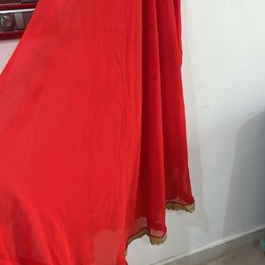 Very Beautiful Red Anarkali Suit