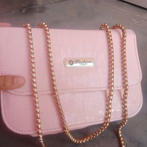 Pink Sling Bag For Women (Partywear)