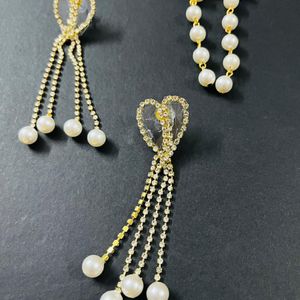 Fancy 2combo korean Earrings Party Wear