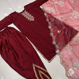 New Original Pakistani Poshaq Dresses Hand Zari Wo